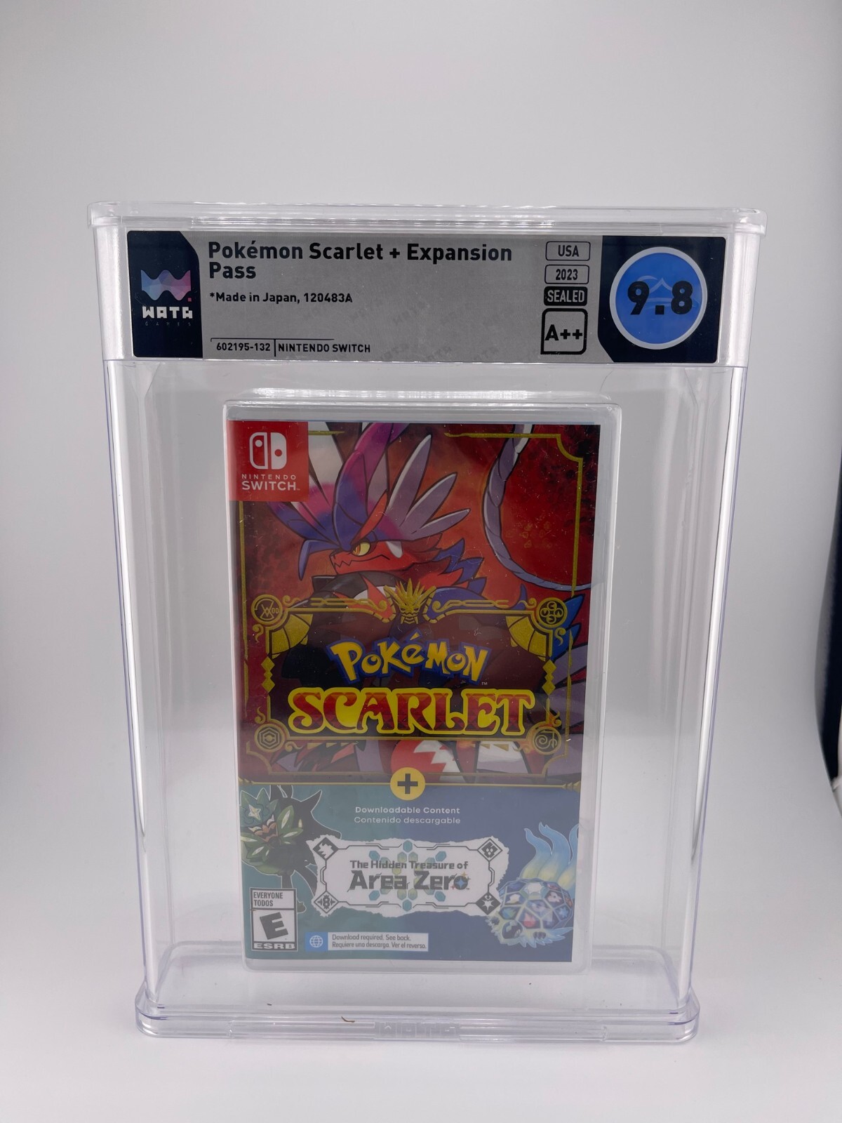Pokemon Scarlet + The Hidden Treasure of Area Zero Switch Wata 9.8 A++