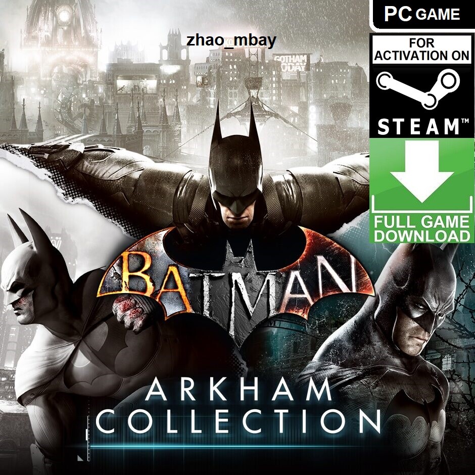 Batman: Arkham Collection PC Steam Key GLOBAL FAST DELIVERY! Action Adventure