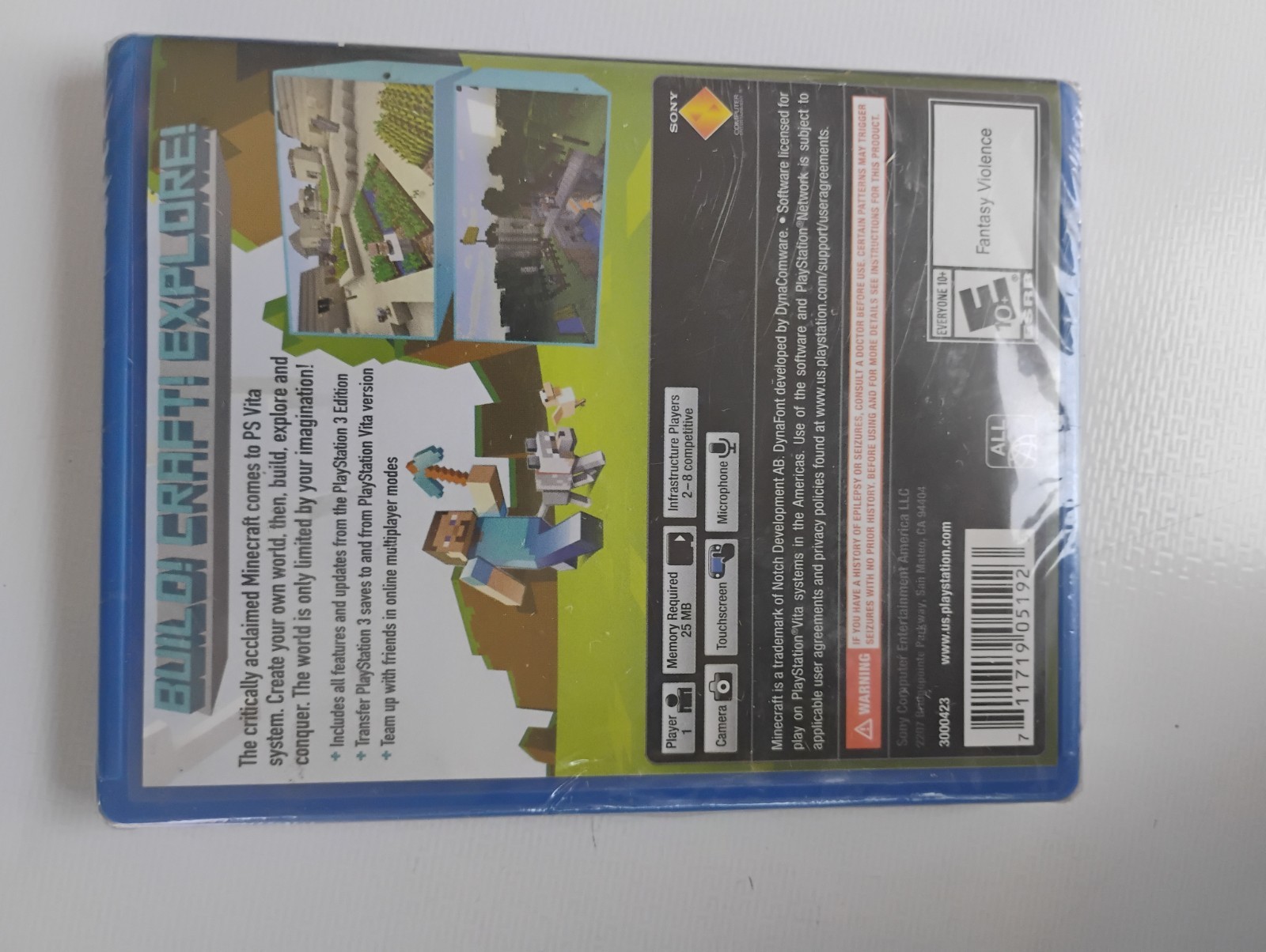 Mojang Minecraft PlayStation Vita Edition PS Vita sealed
