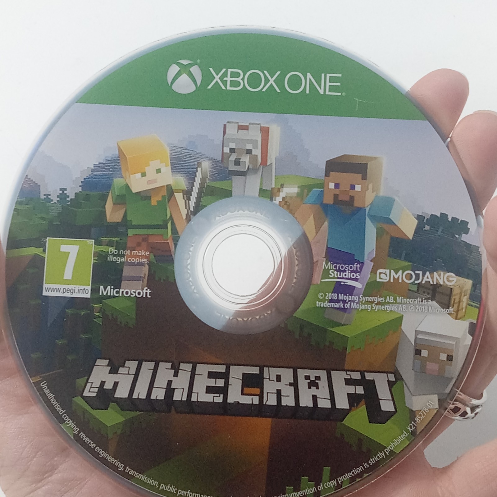 Minecraft Xbox One Edition PAL Region Free No Manual Untested