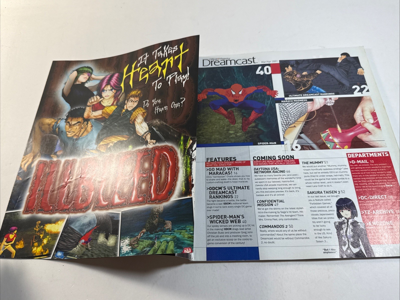 Sega Dreamcast Spider-man Official Magazine Issue 12 March/April 2001