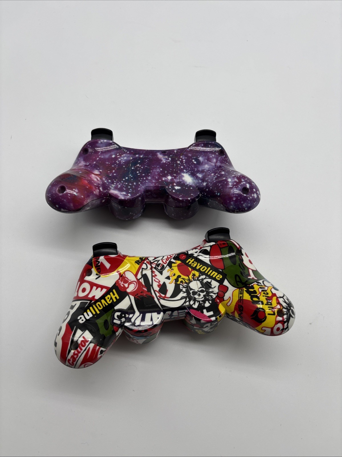 Sony PlayStation 3 – 3rd Party Controller Lot Of 2 FOR PARTS/REPAIR- Galaxy Hip