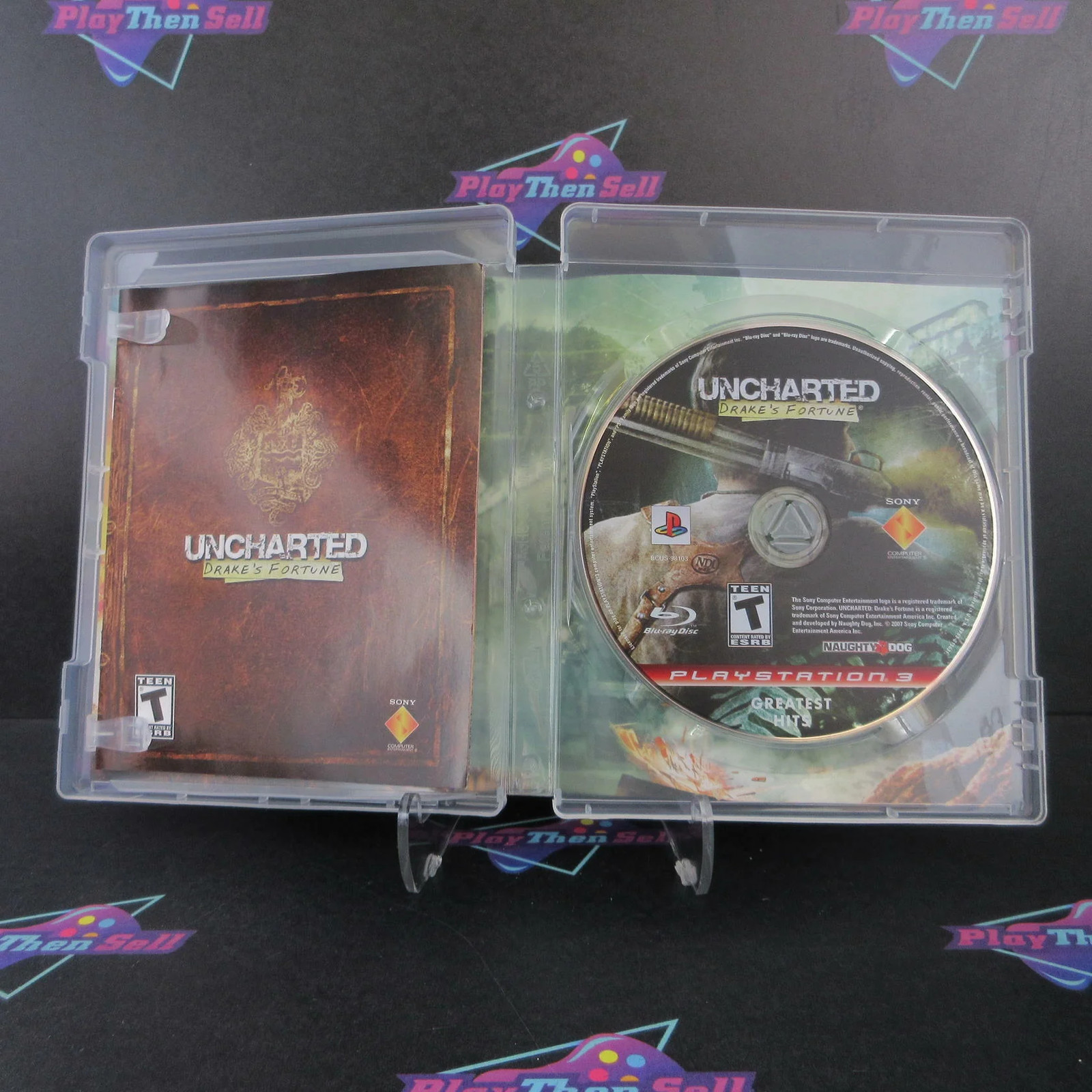 Uncharted Drake’s Fortune PS3 PlayStation 3 GH Complete – – 1YR Warranty