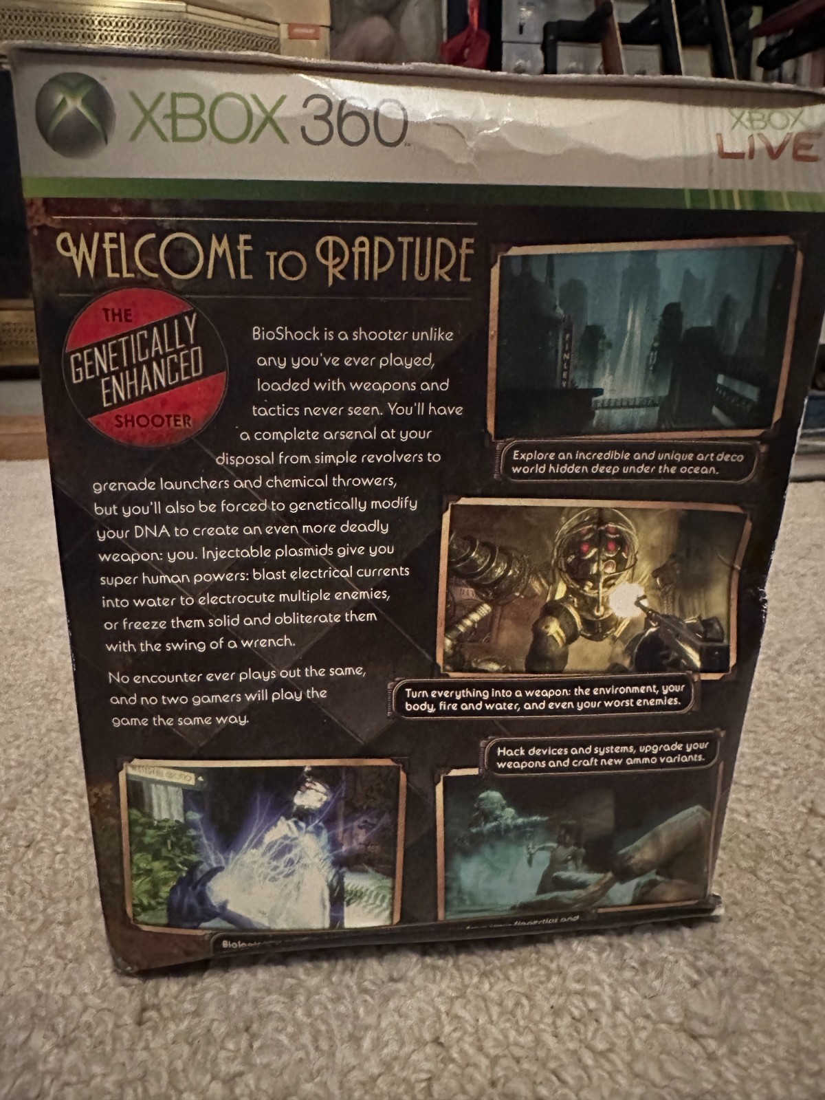 BioShock Limited Edition – Xbox 360 – Box with Big Daddy Figure only