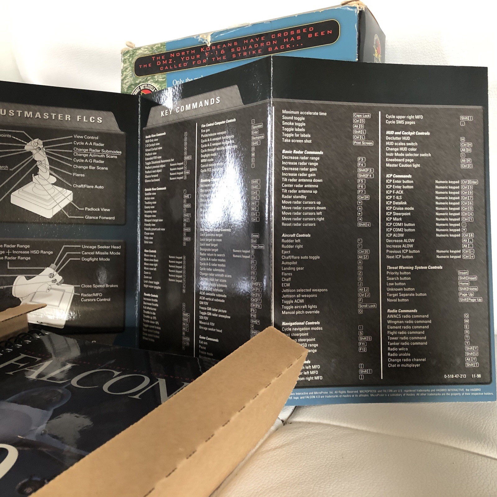 Falcon 4.0 (1998, Microprose) – Win 9x/XP PC – Big Box Complete