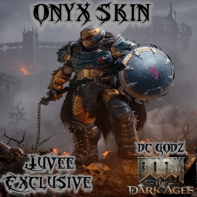 Doom : The Dark Ages – Slayer ONYX Skin 🛡 Juvee Exclusive 🛡 INSTANT