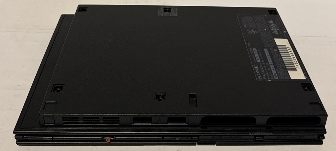 OEM Sony PS2 Slim SCPH-77001 Console Housing Shell Full Set w/ Screws & Covers
