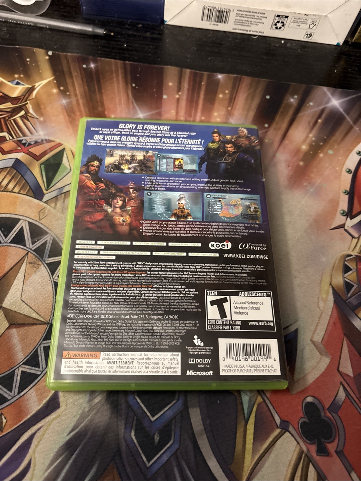 Dynasty Warriors 5 Empires Xbox 360 Tested/Working Complete Fast Ship