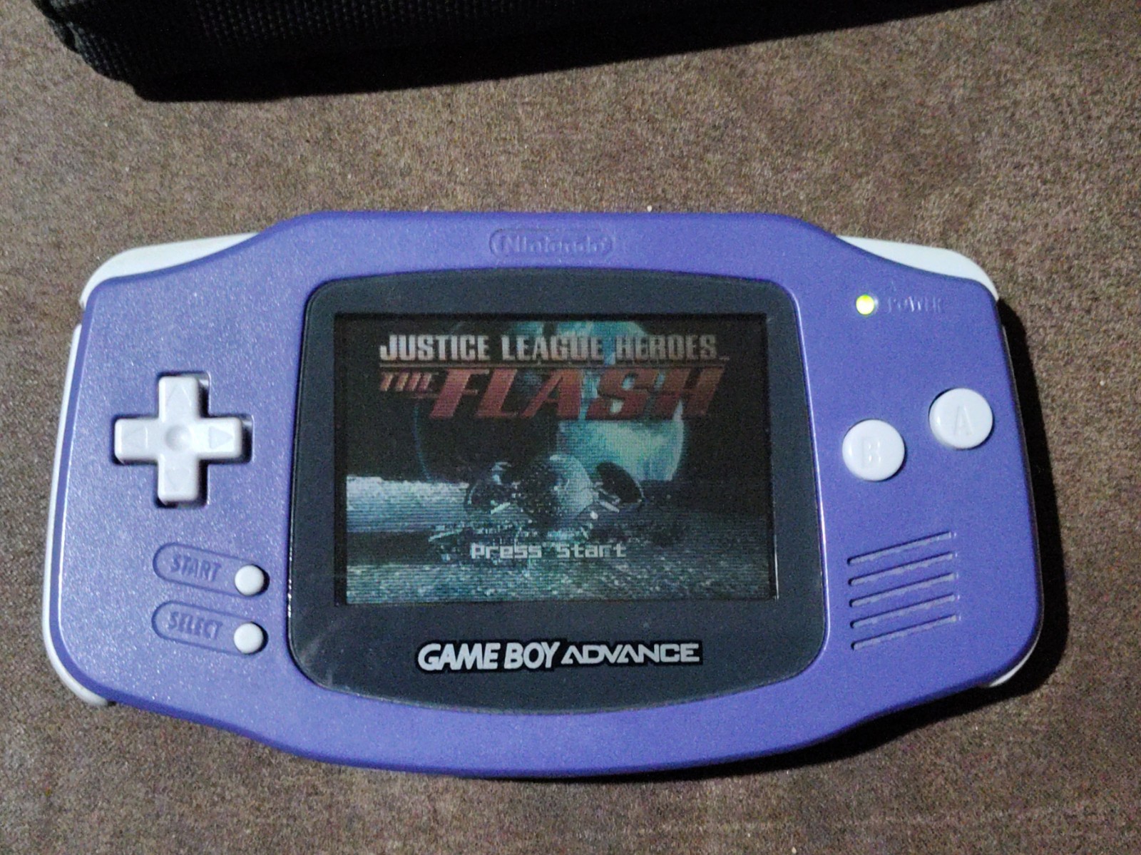 Nintendo Game Boy Advance Handheld Purple 1 Game 1 Case. Fully Tested AGB-001
