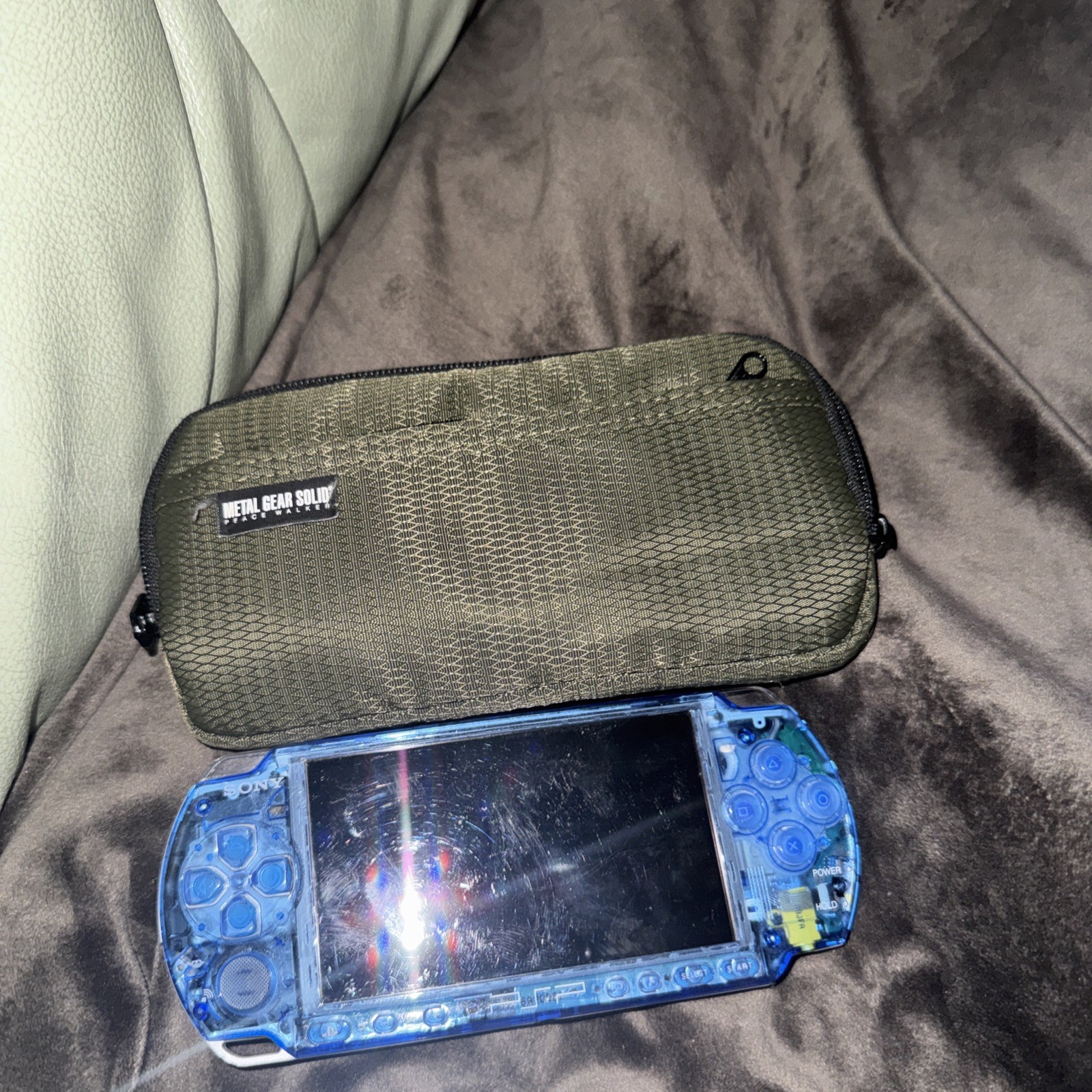 Sony PSP-3000 Translucent Blue Handheld Console