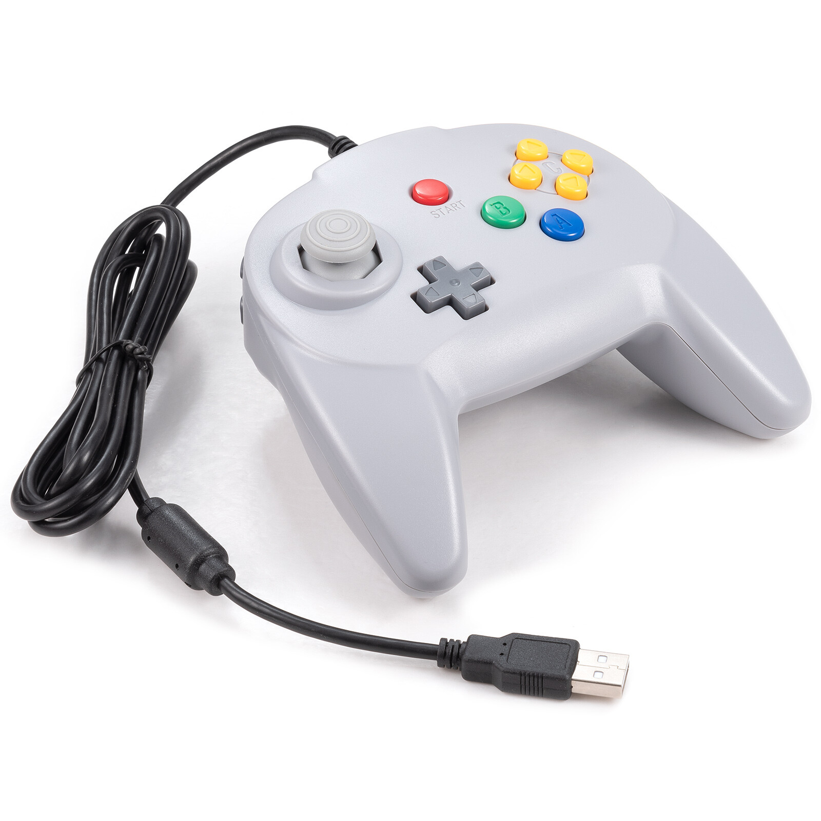 N64 Controller Joystick Gamepad USB Wired for PC & Mac & Raspberry Pi & Linux