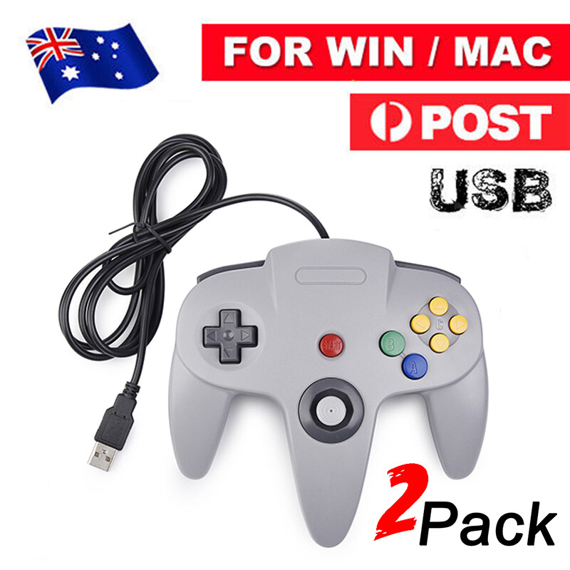 For Nintend 64 N64 USB Controller Gamepad for PC Mac Raspberry Pi 3 Retropie