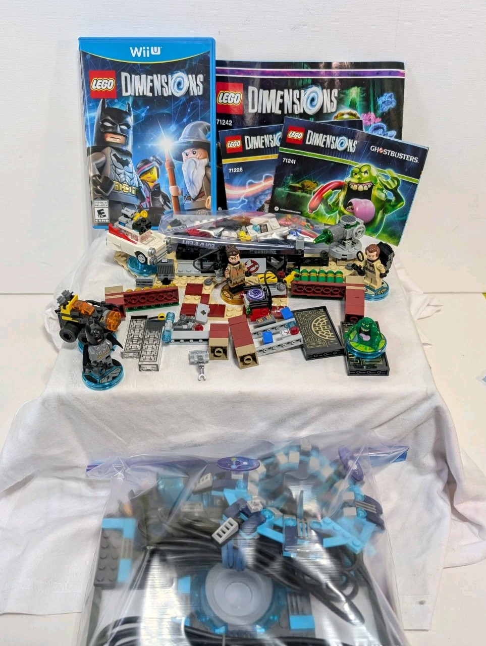 Lego Dimensions Lot Ghostbusters Wii U Game Slimer Portal Batman Ecto-1