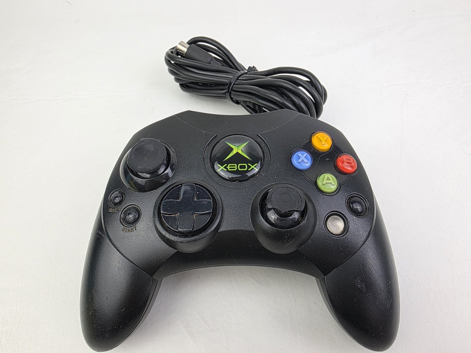 Original Xbox OEM Controller S Type Black X08-69873 Untested