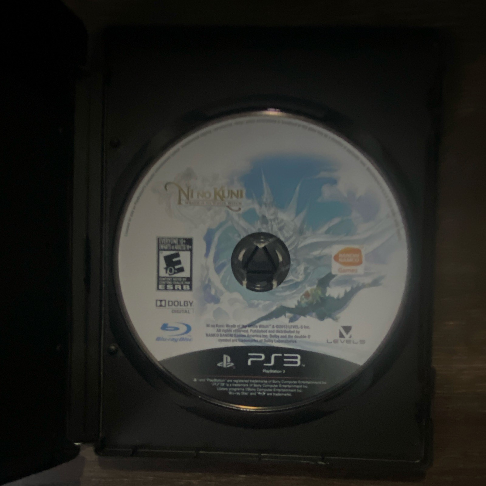 Namco Bandai Ni no Kuni: Wrath of the White Witch – PS3 RPG, E10+, Manual