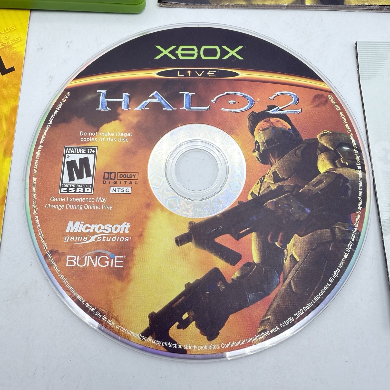 Halo 2 (Original Xbox, 2004) Complete With Manual Refurbished Good