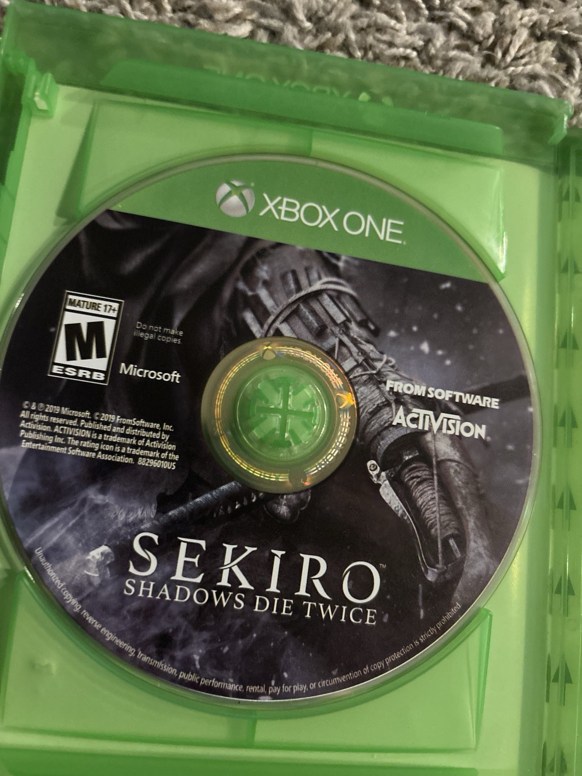 Sekiro: Shadows Die Twice ⚔️ Microsoft Xbox One 👹 TESTED ⛩️ CIB