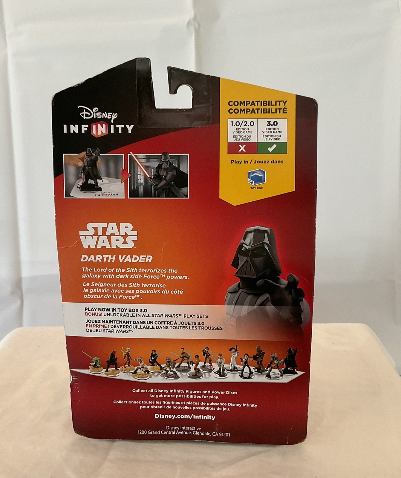 NEW Disney Infinity 3.0 Edition: Star Wars Darth Vader Figure NIB, WDW Purchase