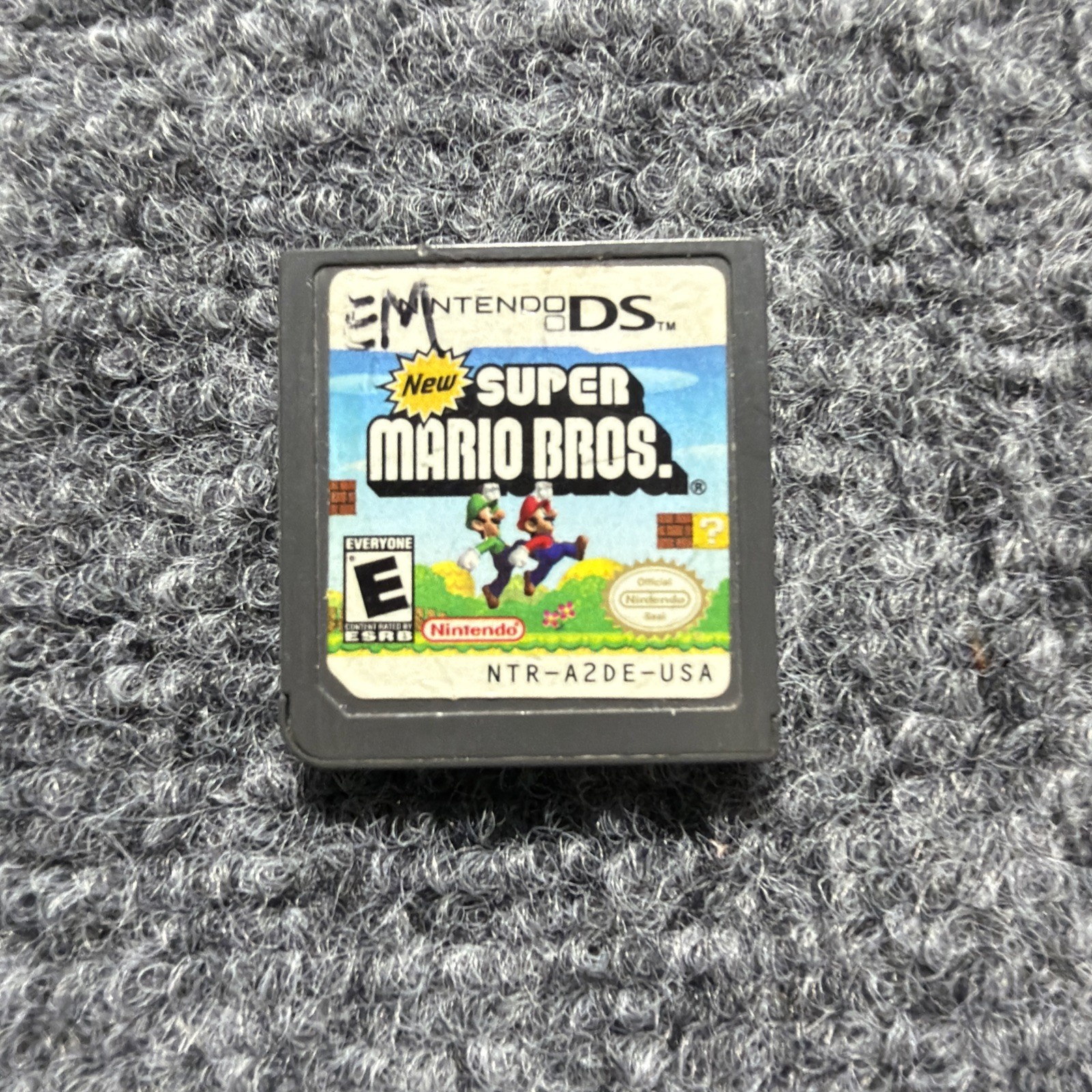 New Super Mario Bros. Nintendo DS Cartridge Only Tested Authentic Free Ship!