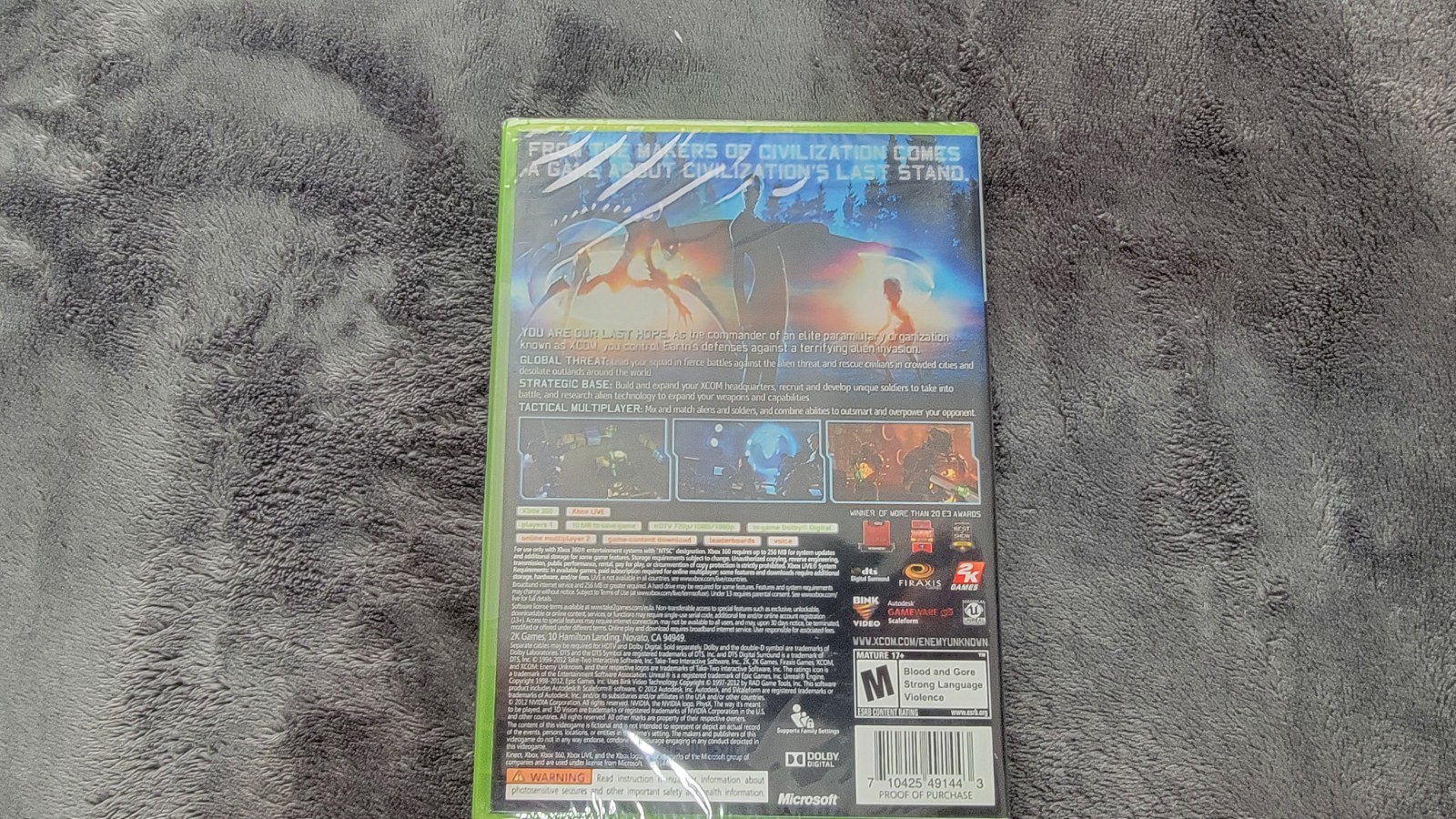 Xcom Enemy Unknown – (Microsoft Xbox 360) BRAND NEW