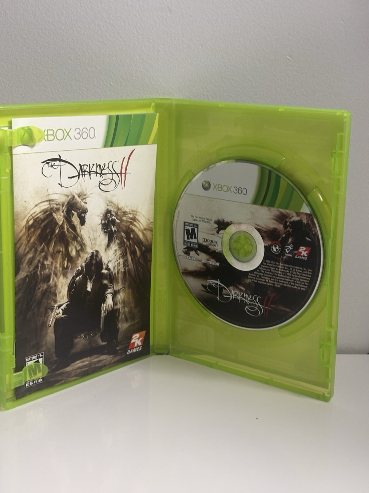 The Darkness II CIB Complete Microsoft Xbox 360