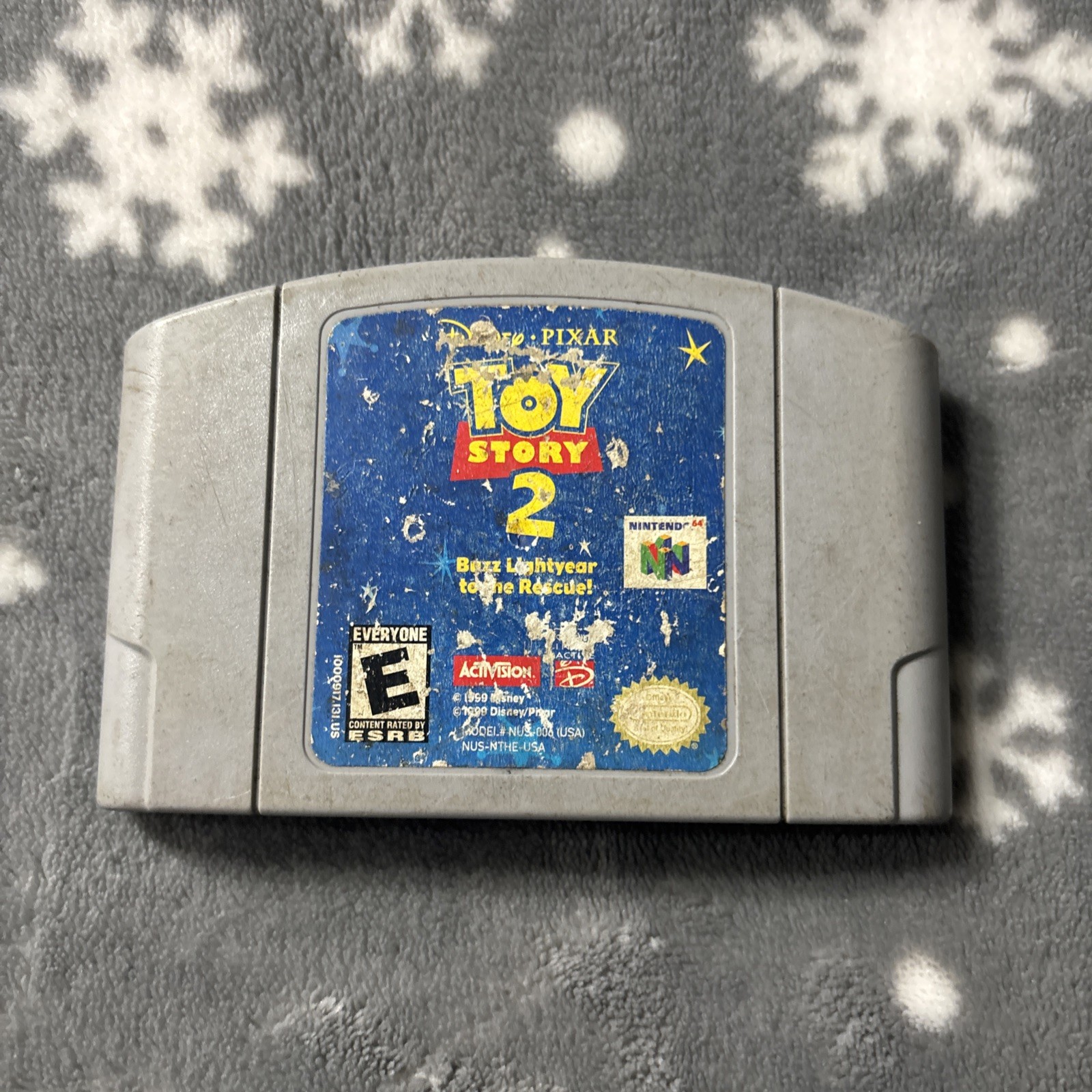 Vintage Nintendo 64 Toy Story 2 Buzz Lightyear To The Rescue Video Game 90s