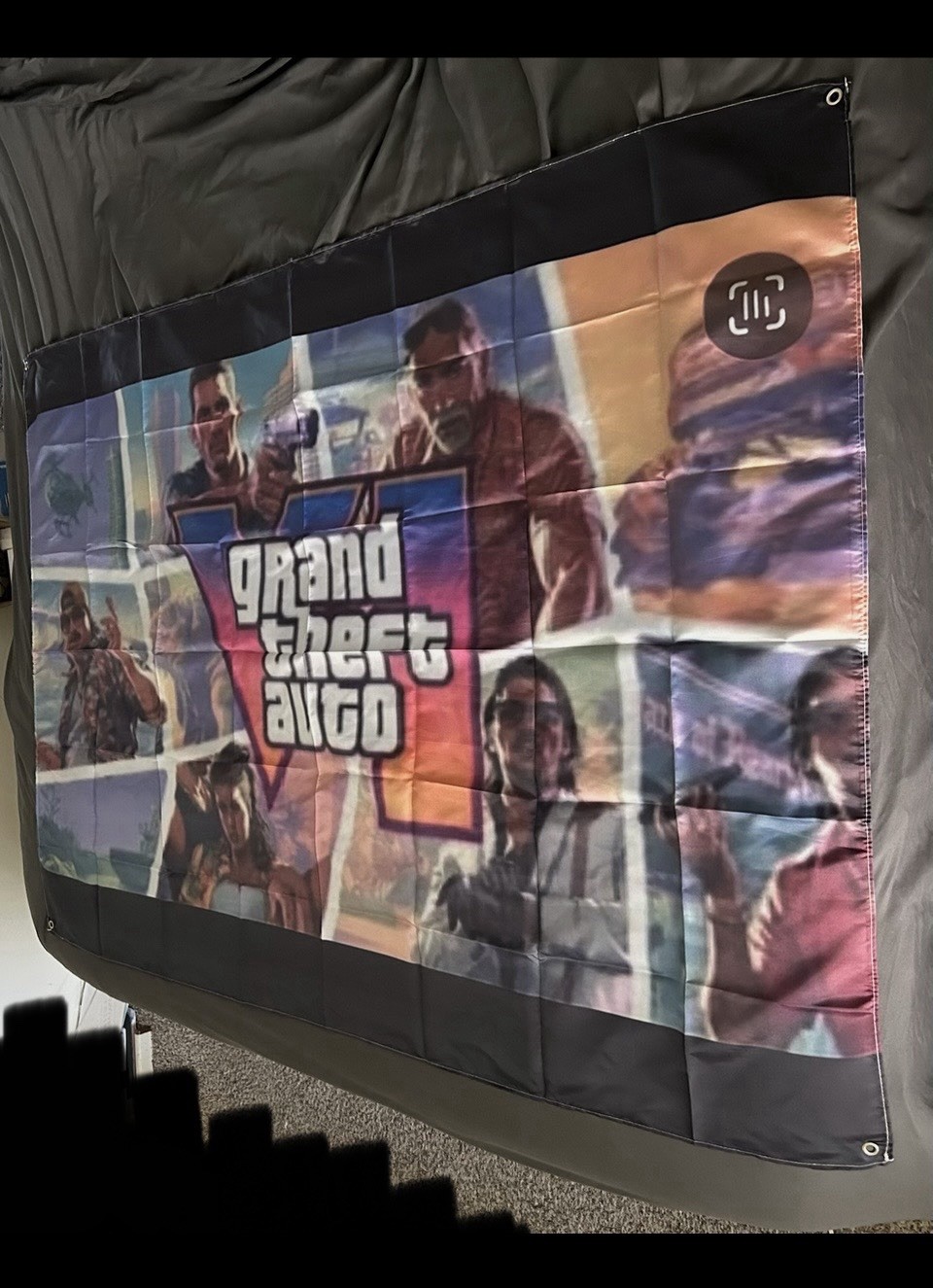GRAND THEFT AUTO VI GTA 6 FLAG 4X6 FOOT (LARGE SIZE) 🤪 (4 GROMMETS)