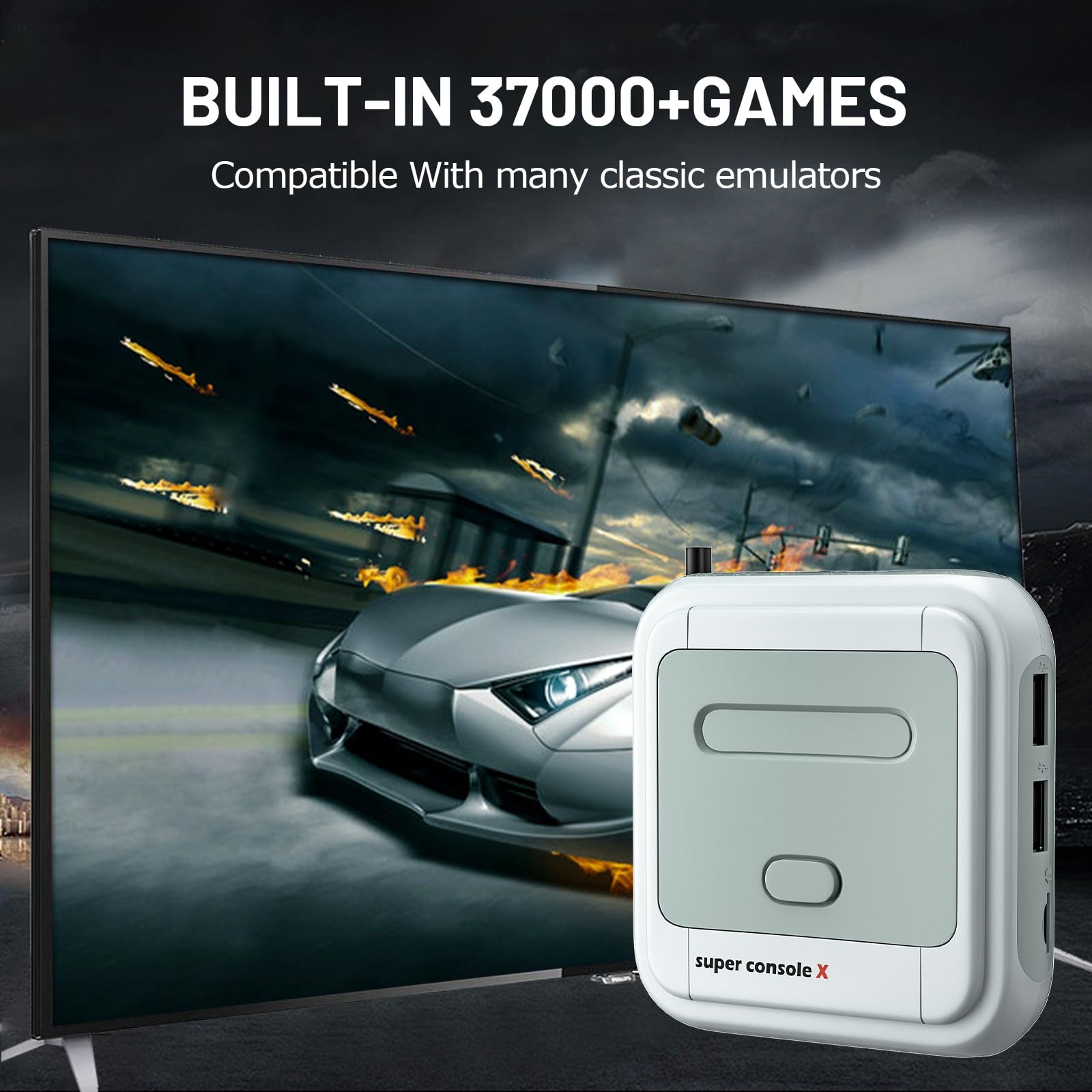 Kinhank Super Console X with 37,000+ Classic Games,Retro Video Game Consoles,…