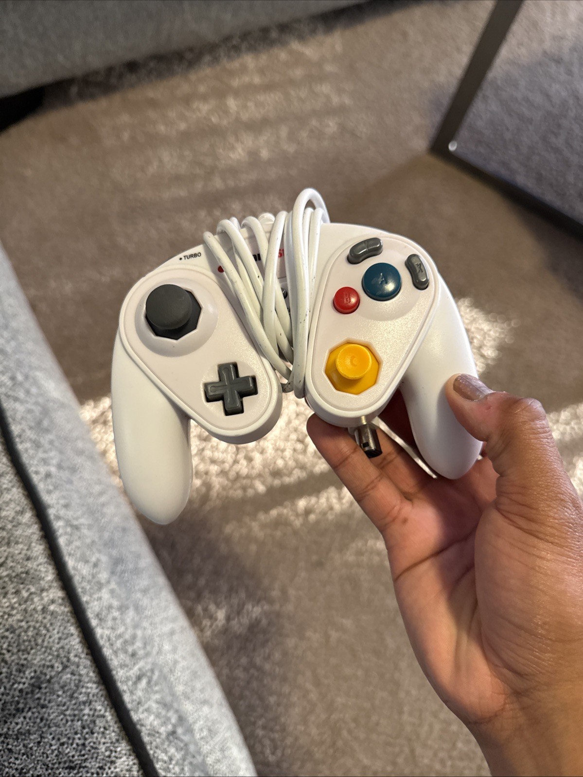 Nintendo GameCube Silver Console + WaveBird +Receiver + 2 OEM Controllers Tested