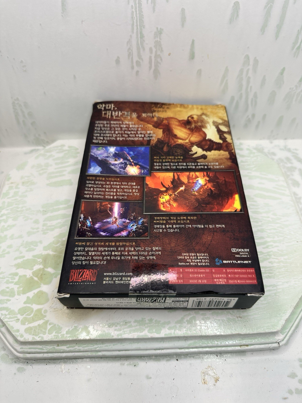 Diablo 3 Blizzard PC Retro Game Korean Version for Windows Computer Gaming New