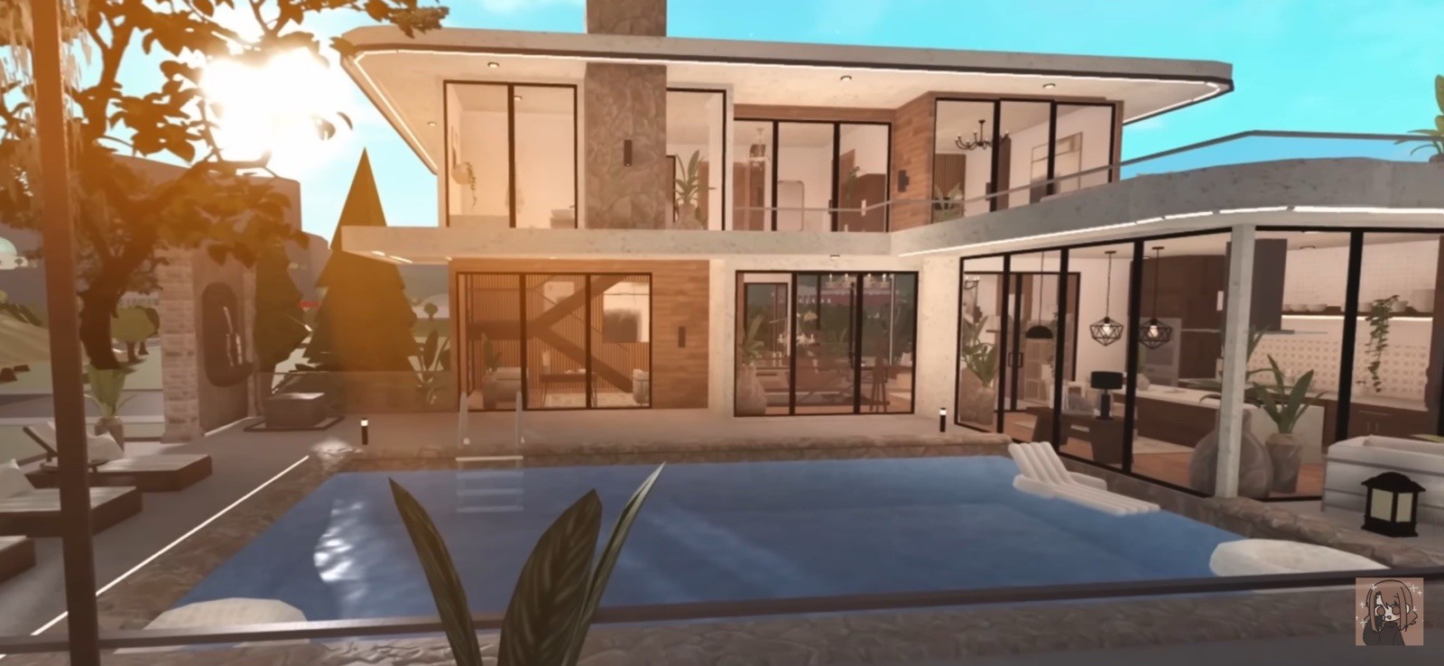 MODERN SUMMER VILLA BLOXBURG.CHECK DESCRIP.FAST BUILDER FOR AFFORDABLE PRICE