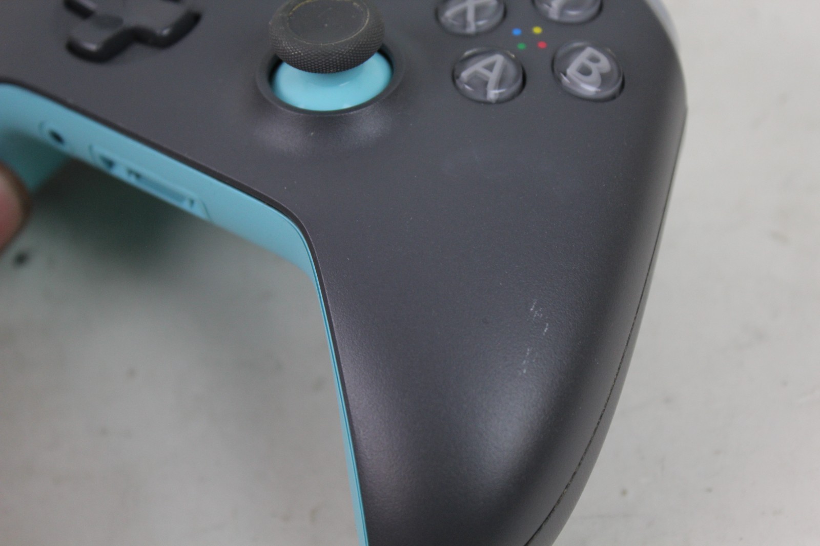 Microsoft Xbox One Wireless Controller Model 1708 Gray Light Blue Wireless