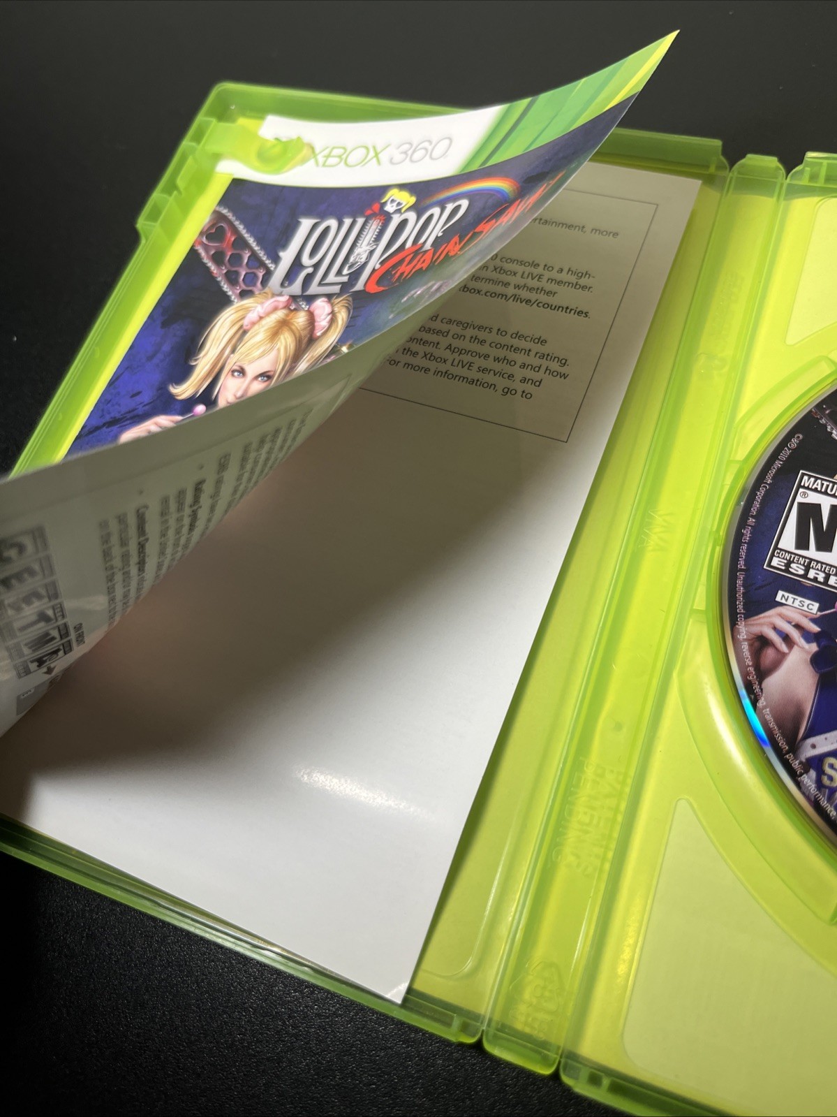 Lollipop Chainsaw (Microsoft Xbox 360, 2012) Tested (No Manual)