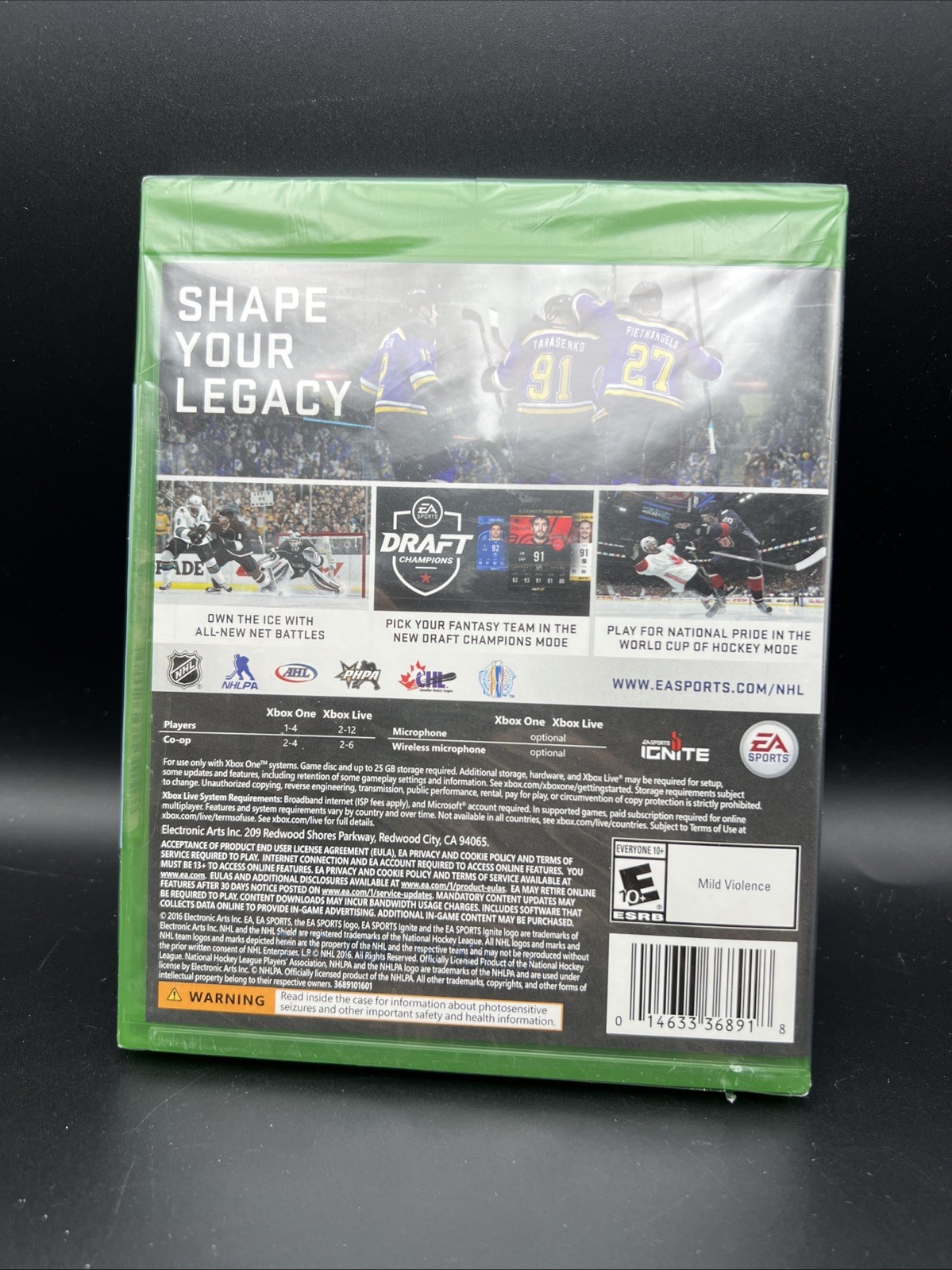 NHL 17 (Microsoft Xbox One, 2016) Sealed NIB