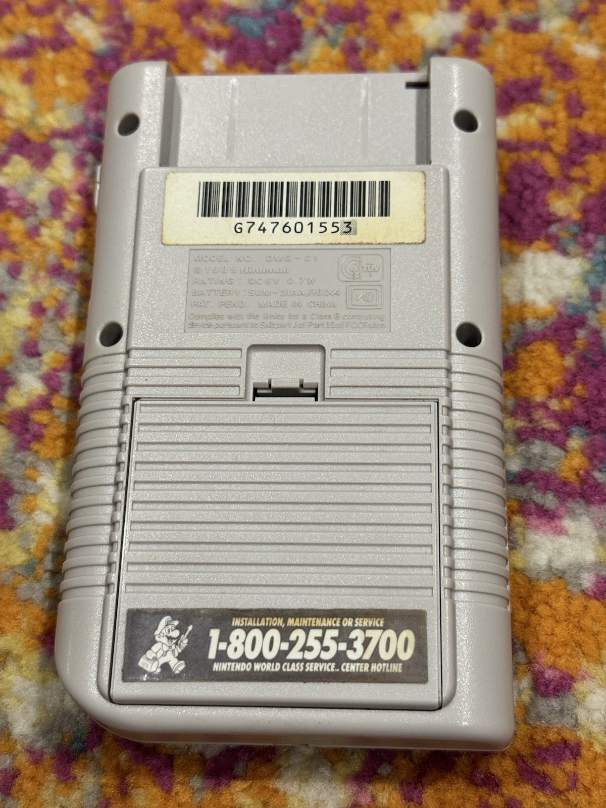 Nintendo Game Boy Original DMG IPS Backlit Backlight Original Gray System W Box