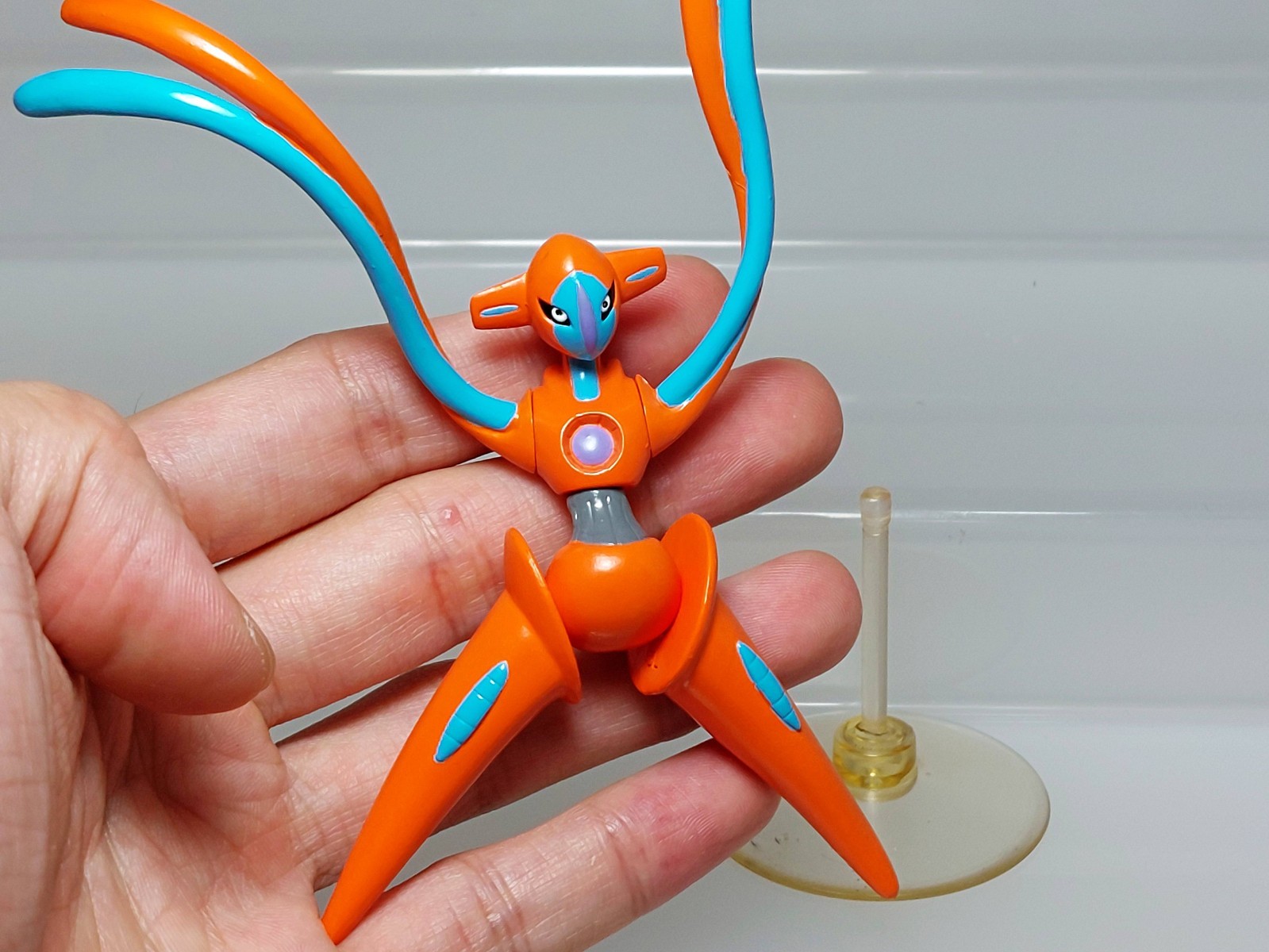 Deoxys Pokemon AG Action Figure Movie ver Gashapon Bandai 2004 K05 3.2in