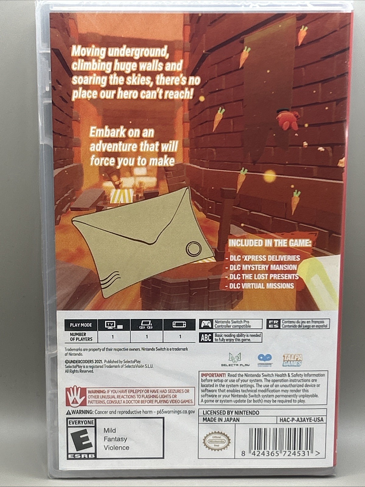 Mail Mole *includes Dlc 💫Nintendo Switch | New Sealed – FREE SHIPPING