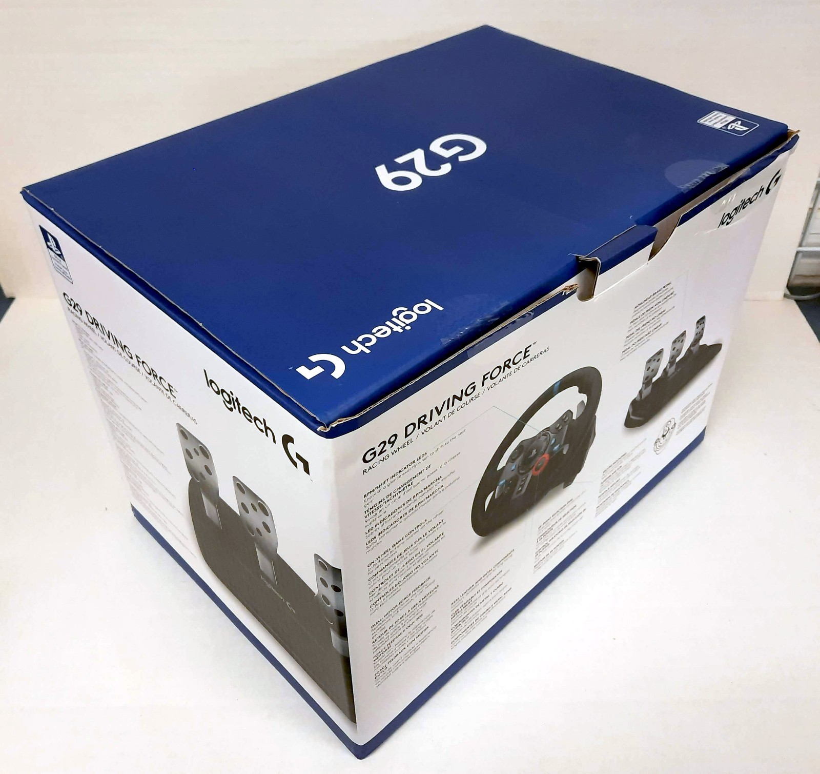 Empty Box for Logitech G29 Racing Wheel (PC, PlayStation 3, 4, 5| PS3, PS4, PS5)