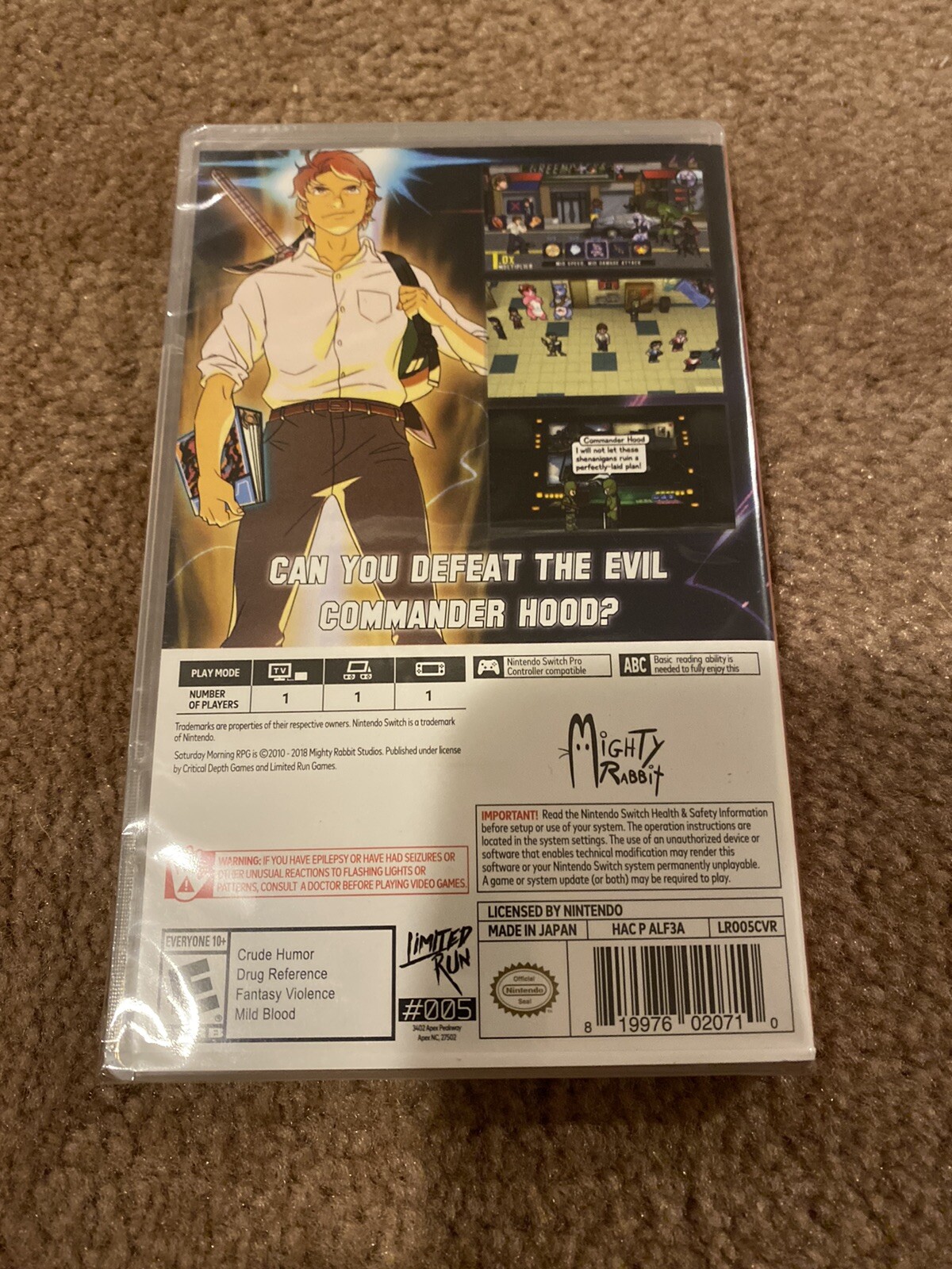 Saturday Morning RPG Limited Run Nintendo Switch