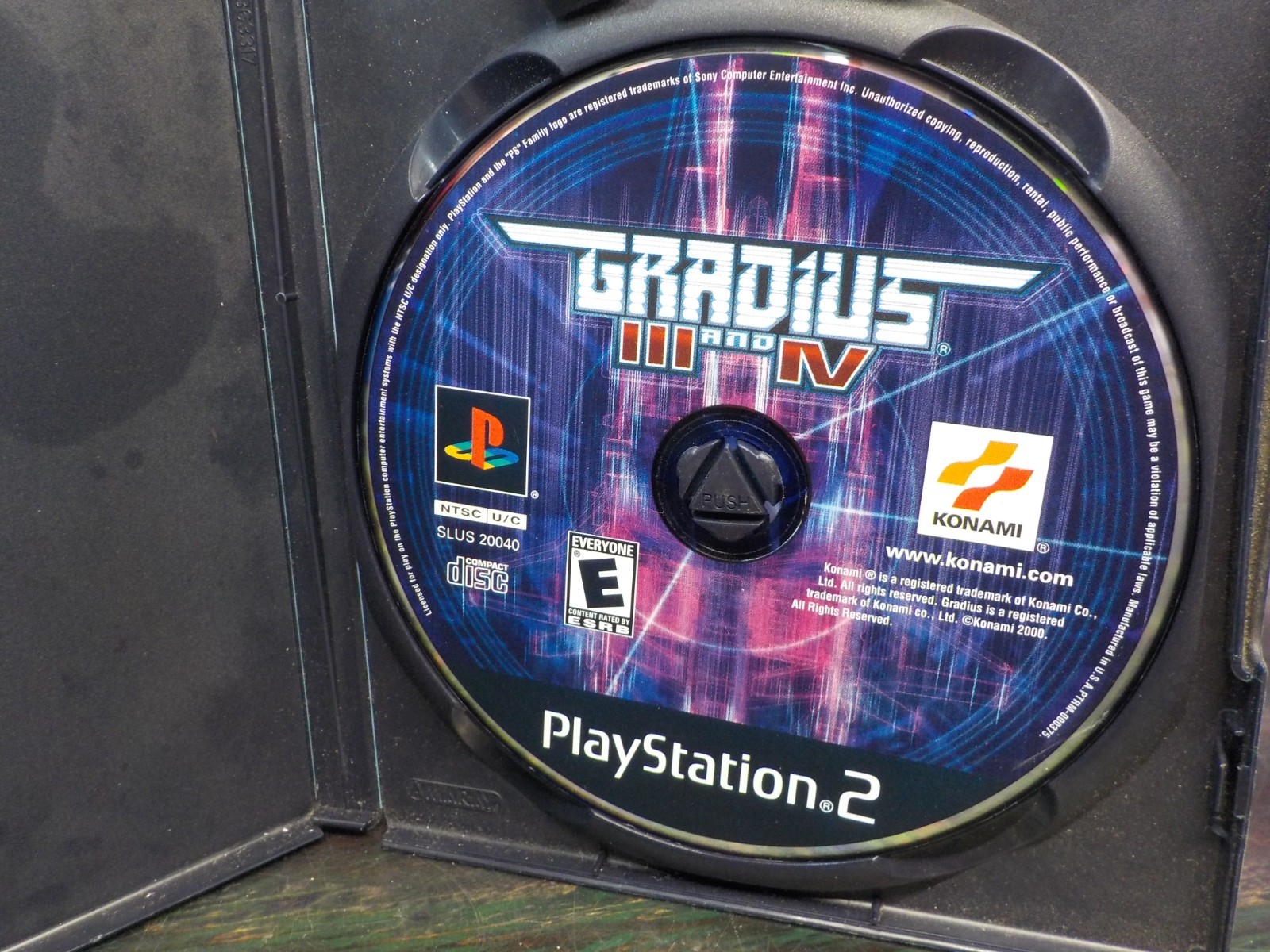 Gradius III 3 and IV 4 Ps2 Sony Playstation 2 Disc Only Tested & Cleaned