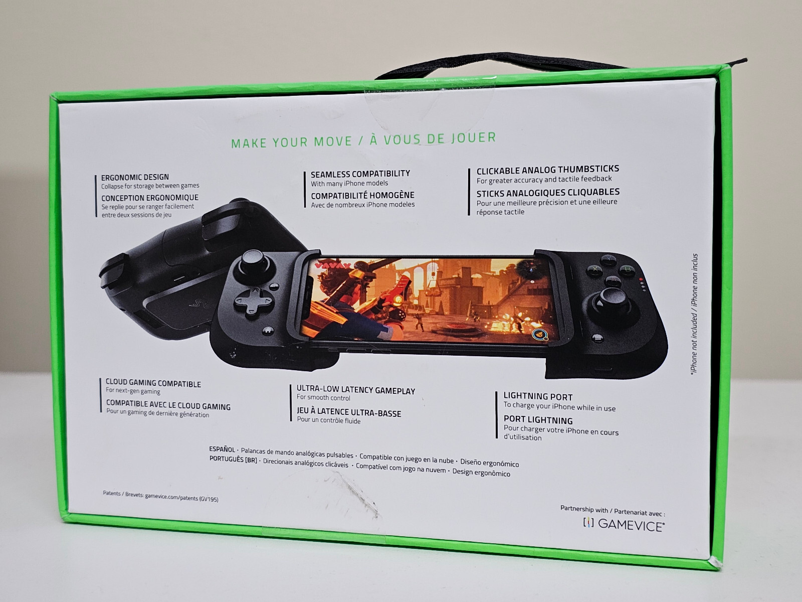 Razer Kishi – Universal Gaming Controller for iPhone – Black – Open-Box