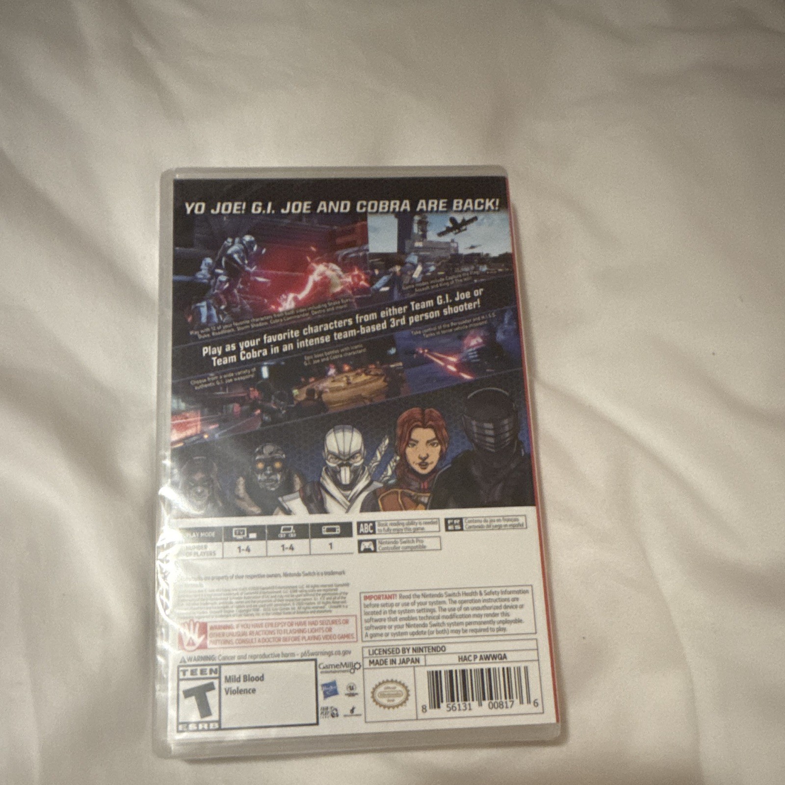 GameMill GI Joe: Operation Blackout (Nintendo Switch) Shooter T NTSC-U/C MP