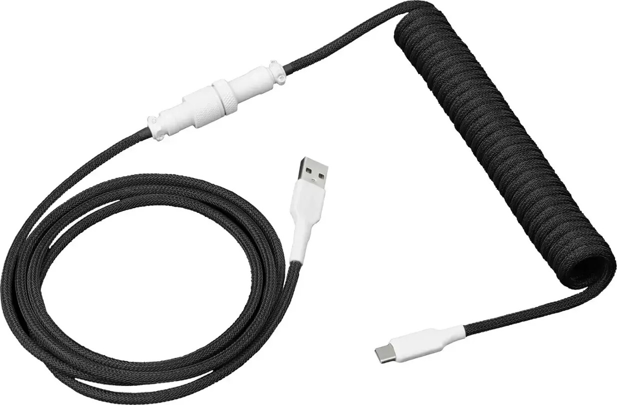 DROP – Coiled 4.5′ USB-A to USB-C Keyboard Cable – MDX-37873-2 – OPEN BOX