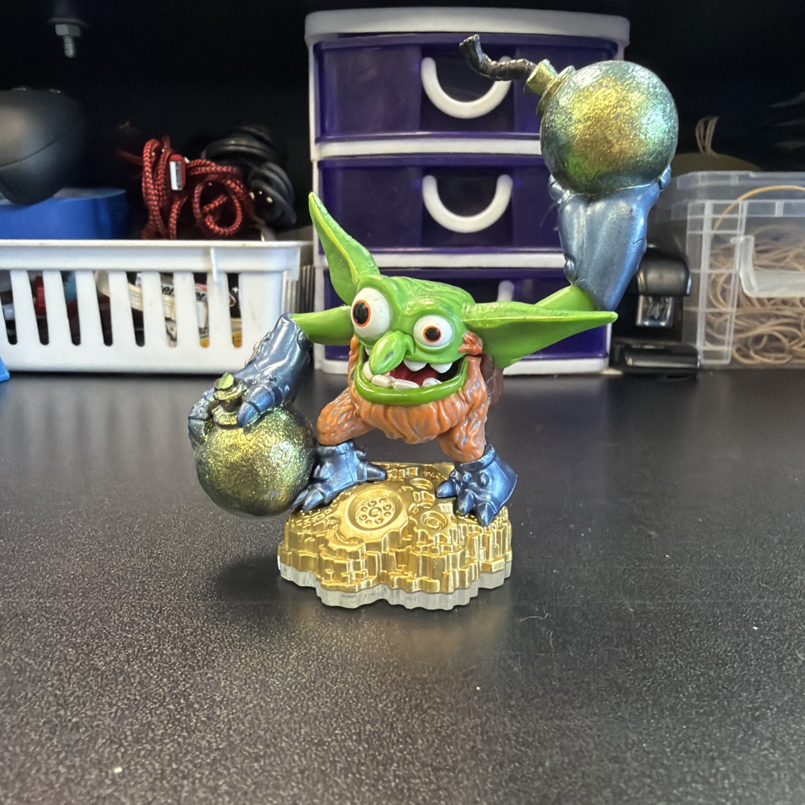 Skylanders Eon’s Elite Boomer Figure Activision Wii XBox PS3 Tested Working