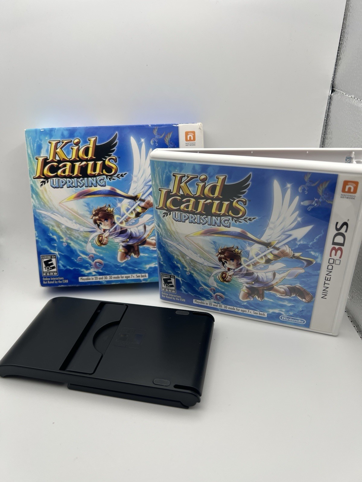Kid Icarus: Uprising (Nintendo 3DS, 2012) Big Box -CIB Complete + Stand