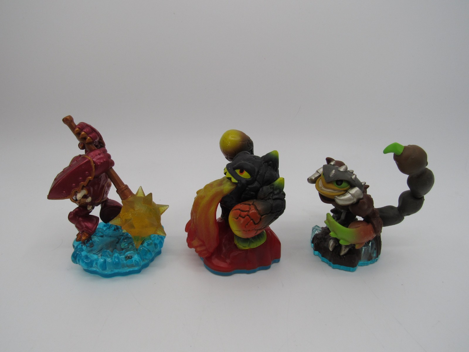 Skylanders Swap Force Figures Fire Water Earthx2 Magic Lot of 5