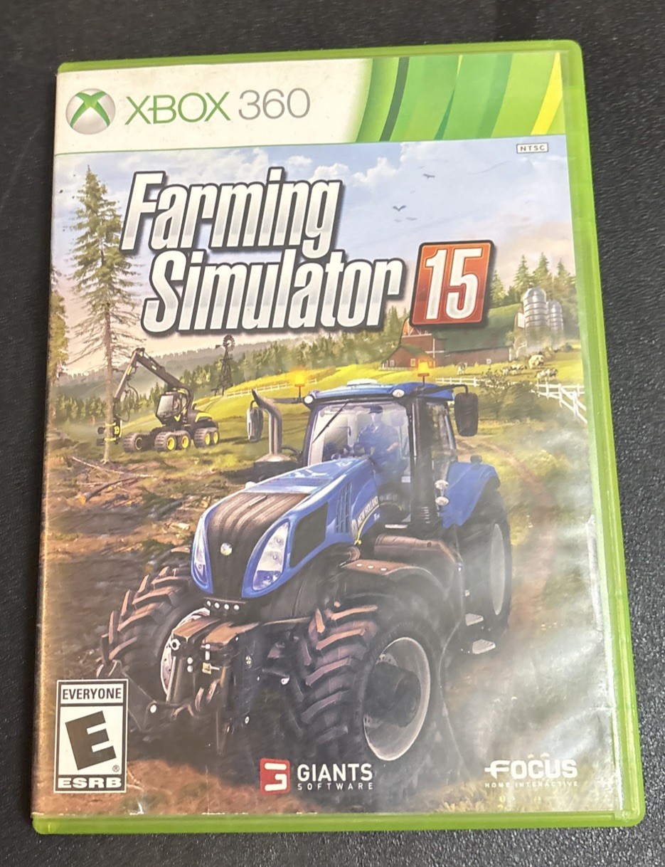 Farming Simulator 15 (Microsoft Xbox 360, 2015) No Manual