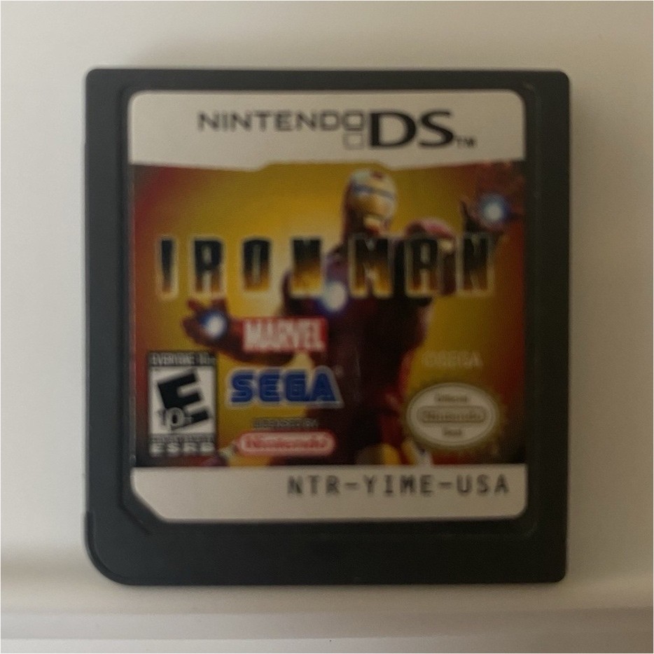 Nintendo DS Iron Man SEGA Game NTSC-U/C E10+ Everyone 10+