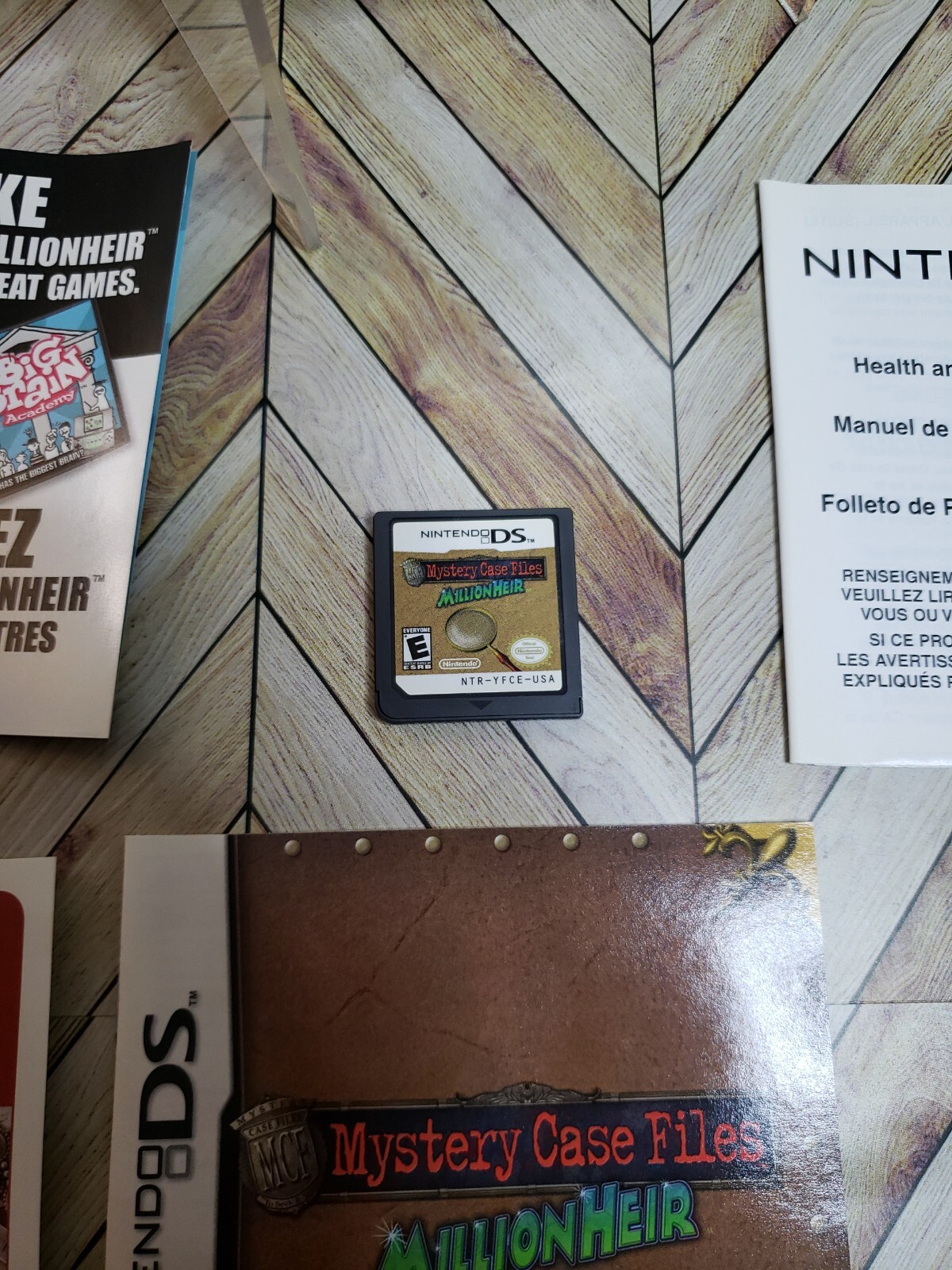Mystery Case Files: MillionHeir (Nintendo DS) 3DS 2DS DSi XL