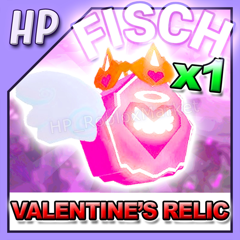x1 Valentine’s Relic- Fisch [⚡FASTEST DELIVERY⚡] fish/cs/coins/rod/exalted